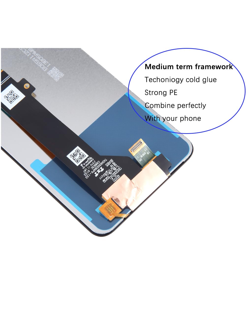 Ersatz Display für Motorola Moto G34 LCD Bildschirm, XT2363 Display Bildschirm Touch Digitizer Assembly Reparaturteile Kit