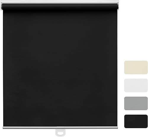 Persianas enrollables inalámbricas Free-Stop para ventanas, persianas enrollables con levantamiento de resorte con aislamiento térmico para el
