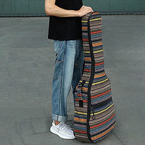 Compasty Housse pour guitare acoustique bohème rembourrée en mousse 101/104 cm avec protection du cou, double… - Les Beatles, Paul McCartney, John Lennon, RIngo Starr, George Harrison Compasty Housse pour guitare acoustique bohème rembourrée en mousse 101/104 cm avec protection du cou, double… – Image 5