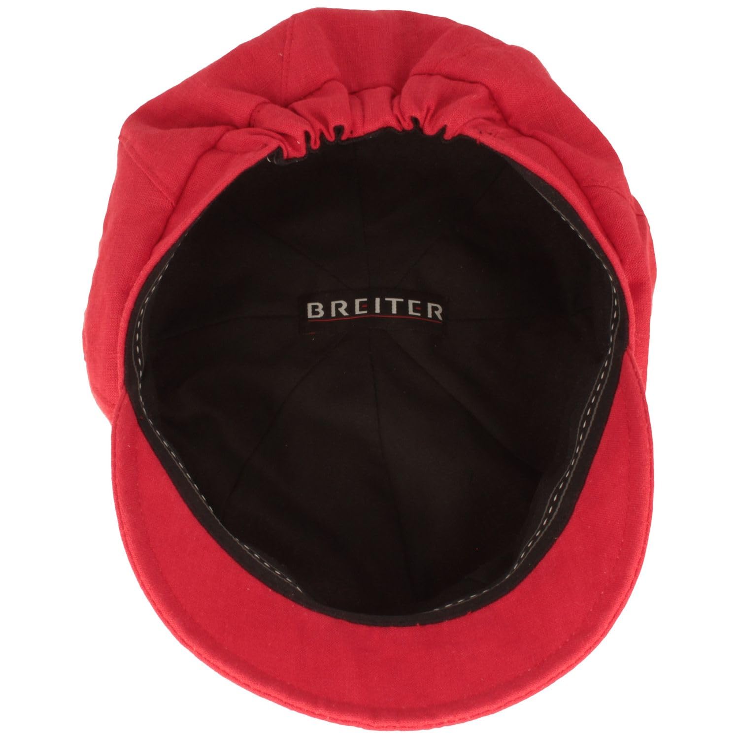 Breiter Czapka balonowa, lniana czapka, lekka czapka z daszkiem, styl vintage, czapka balonowa, beret, czapka bejsbolowa