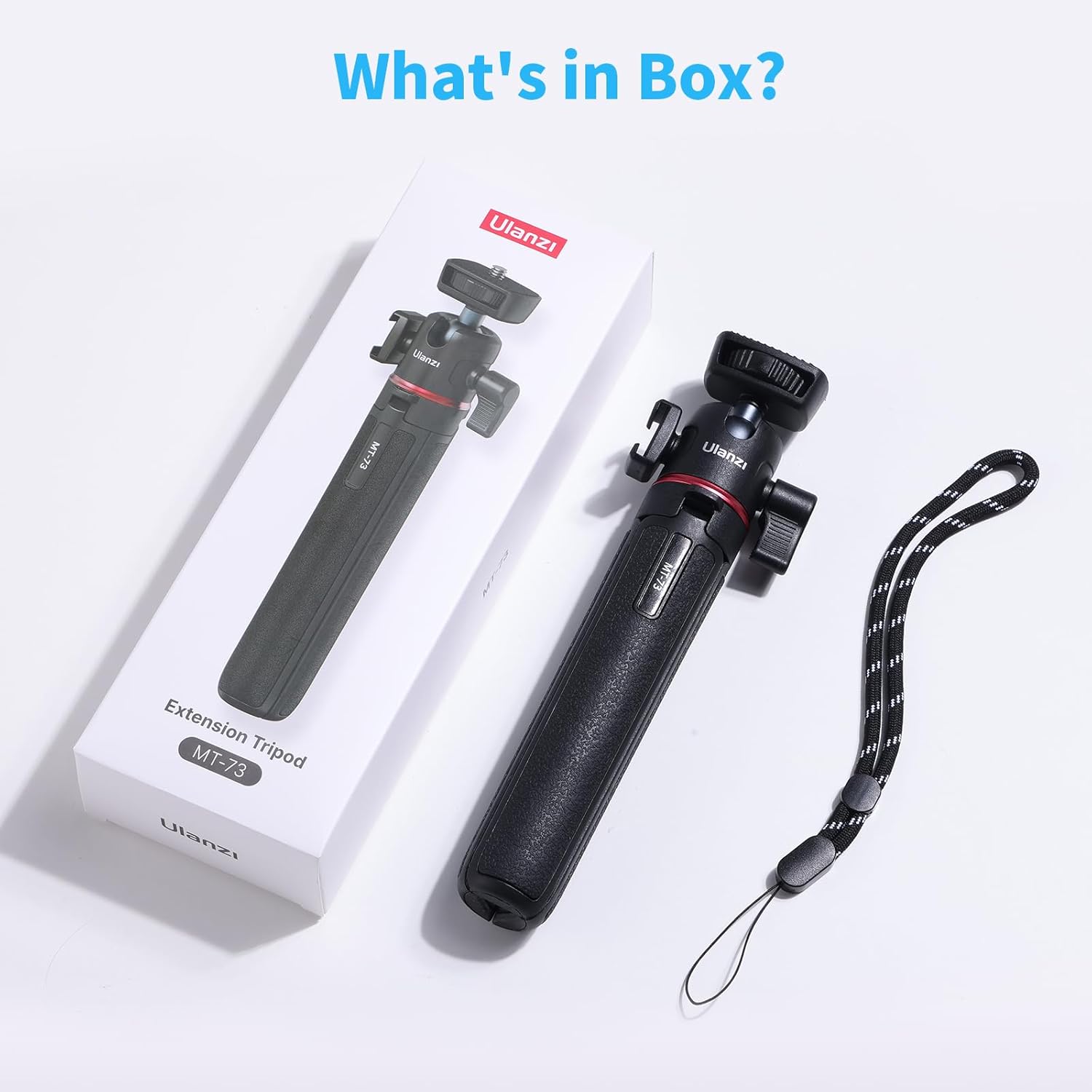 ULANZI MT-08 Compact Travel Tripod - Portable Mini With 1/4 Inch