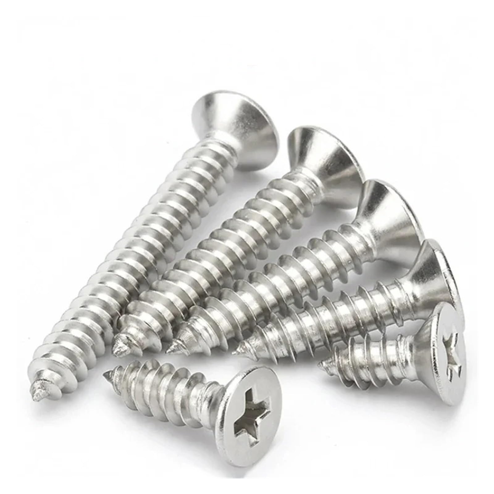 Tornillos Tornillos autorroscantes Tornillo de Ace Tornillo for Madera autorroscante de Cabeza avellanada Plana de Acero Inoxidable M4 316(M4(20Pcs)*20mm)