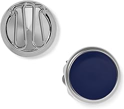 BRERA 67 - Men's Shirt Button Covers, Jewel Button Covers Made in Italy, Silver Wrist Button Cover, Elegant Accessories for Cuffs, Gift Idea for Men