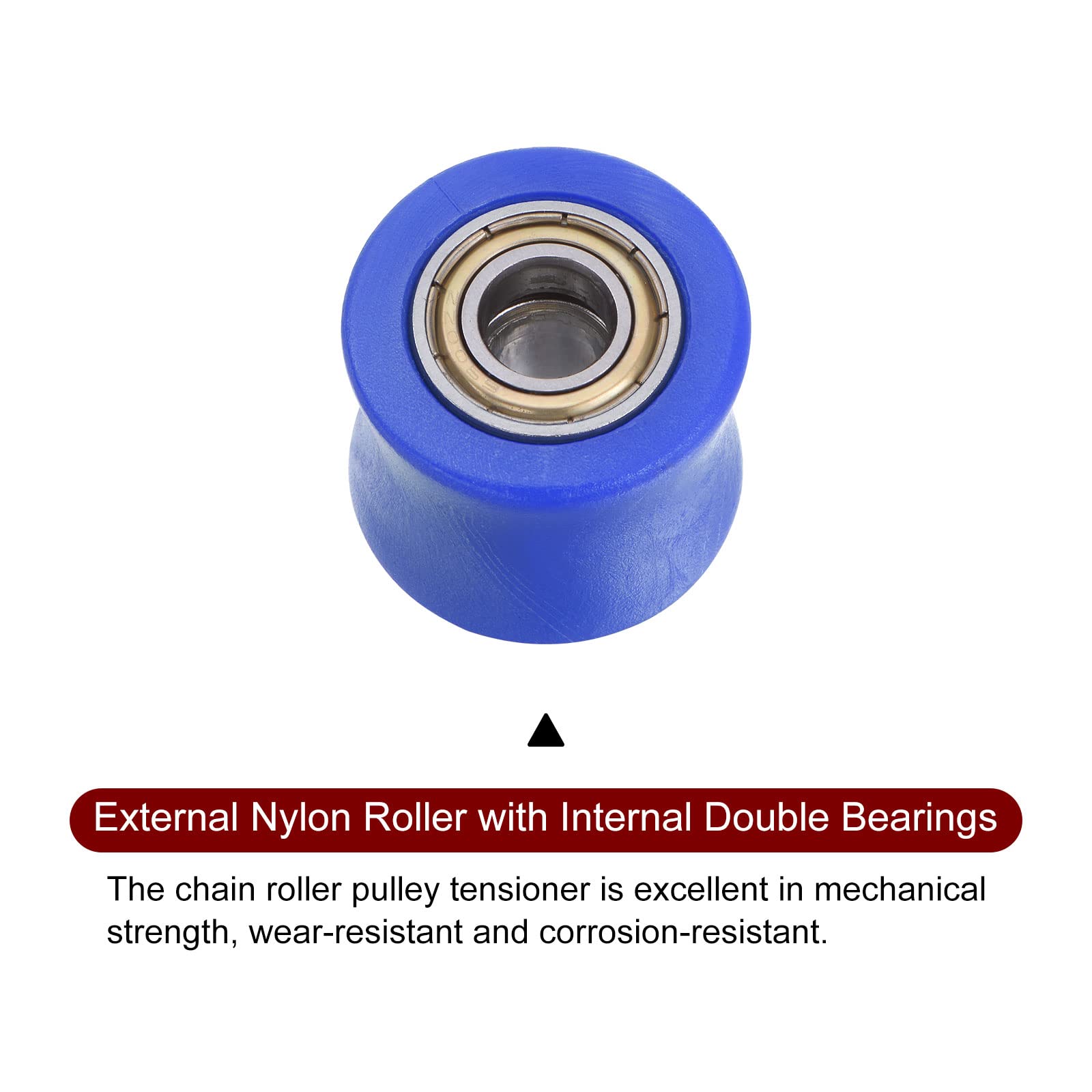 Amazon.co.jp: HARFINGTON チェーンローラープーリーテンショナー 10mm