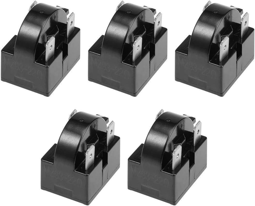 uxcell 5 Pcs 22 Ohm 3 Pin Refrigerator Start Relay Appliances