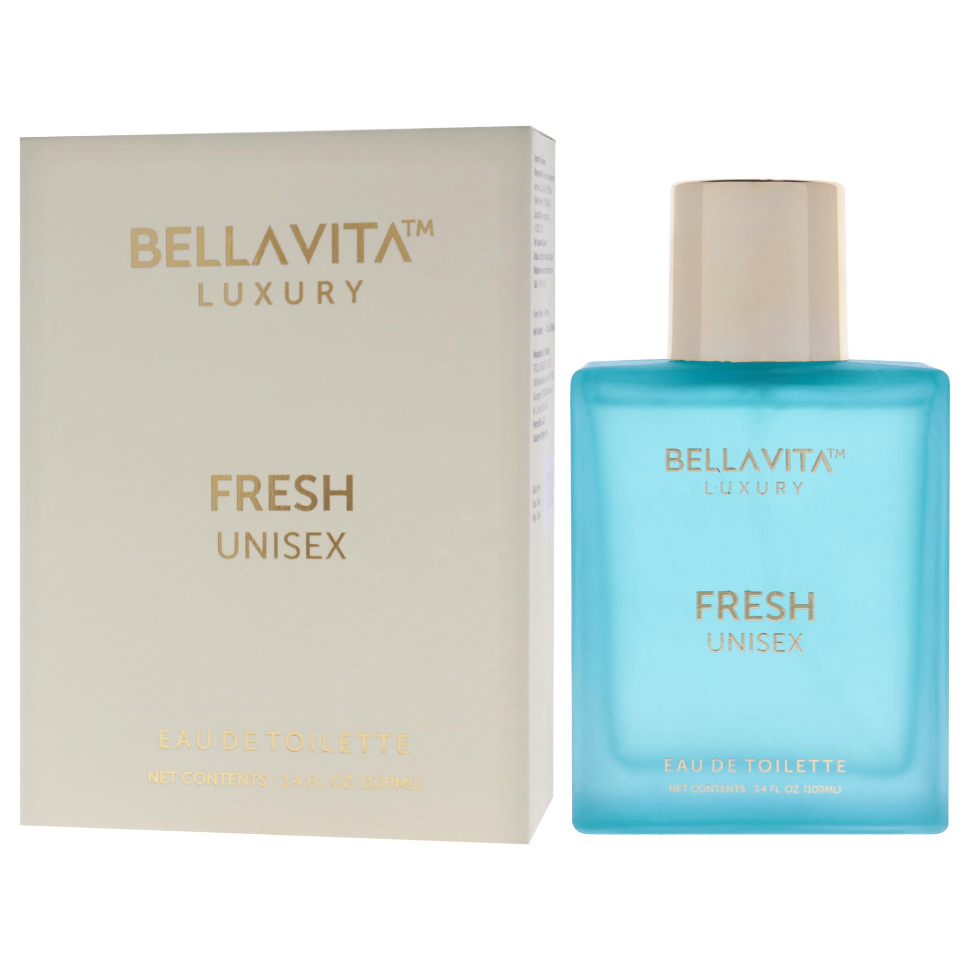 BellaVita Luxury Fresh Eau de Toilette Unisex Fragrance, 100 ml