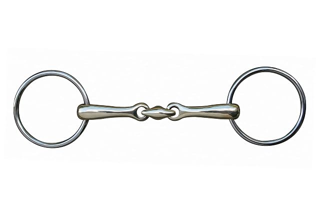 Foto 2 de 2 de HKM 540493 Doble gebrochenes Dentadura 16 mm, Argentan, Acero Inoxidable Anillos, M