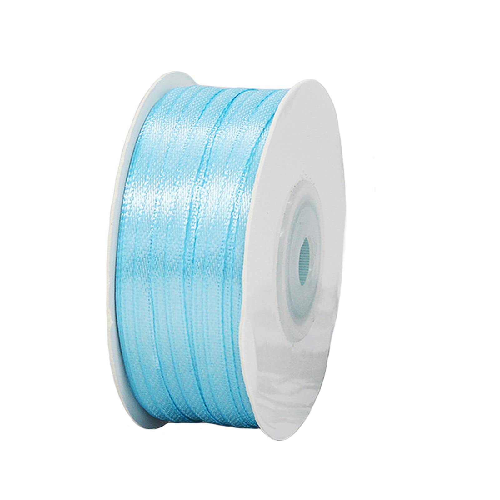 50mm Wide White Ribbon Thick Wedding Car Ribbon 22m, 2 inch Thick White Satin Ribbon for Gift Wrapping Wedding Car Christmas Birthday Cake Hair Bow Florist Bouquet Crafts Decorations — view 15