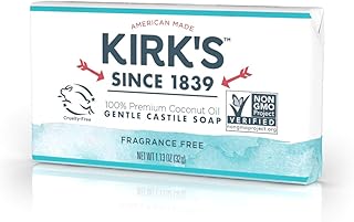 Kirk's Castile: Coco Castile Bar Soap, Fragrance Free 4 oz (18 pack)