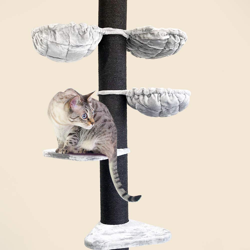 6mm Sisal Seil zum Reparatur und Ersatz von Katze Kratzen Säule, Kratzbaum, Katze Kratzen Pad/Matte/Kicker Spielzeug, Rohr/Treppe/Reifen Verpackung, Zuhause Dekoration, 6mm*20m, Schwarz