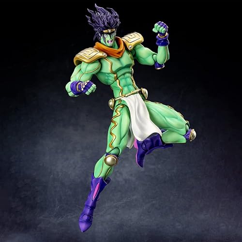 Miniatura 5 de Figuras de estrella de platino Kujo JotaroDio Brando figuras de anime, estatuas de acción ultra movibles, adornos