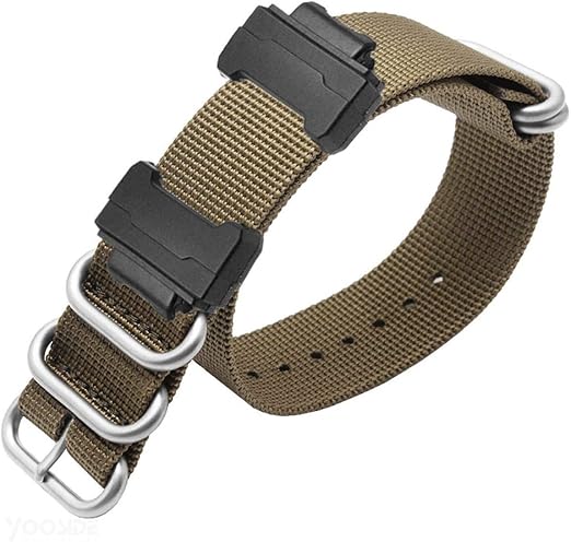 Amazon.com: YOOSIDE NATO Correa de reloj con hebilla de nailon para Casio  G-SHOCK GW-DW5600, 24mm, Caqui : Ropa, Zapatos y Joyería