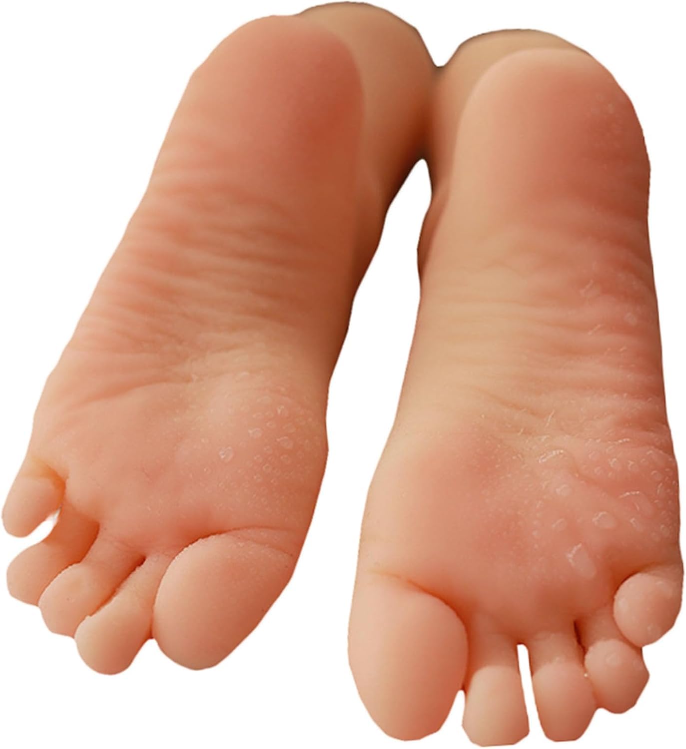 1 Pair Life-Size Soft Silicone Mannequins for Girls for Showcasing Shoes, Socks and Artistic Sketches