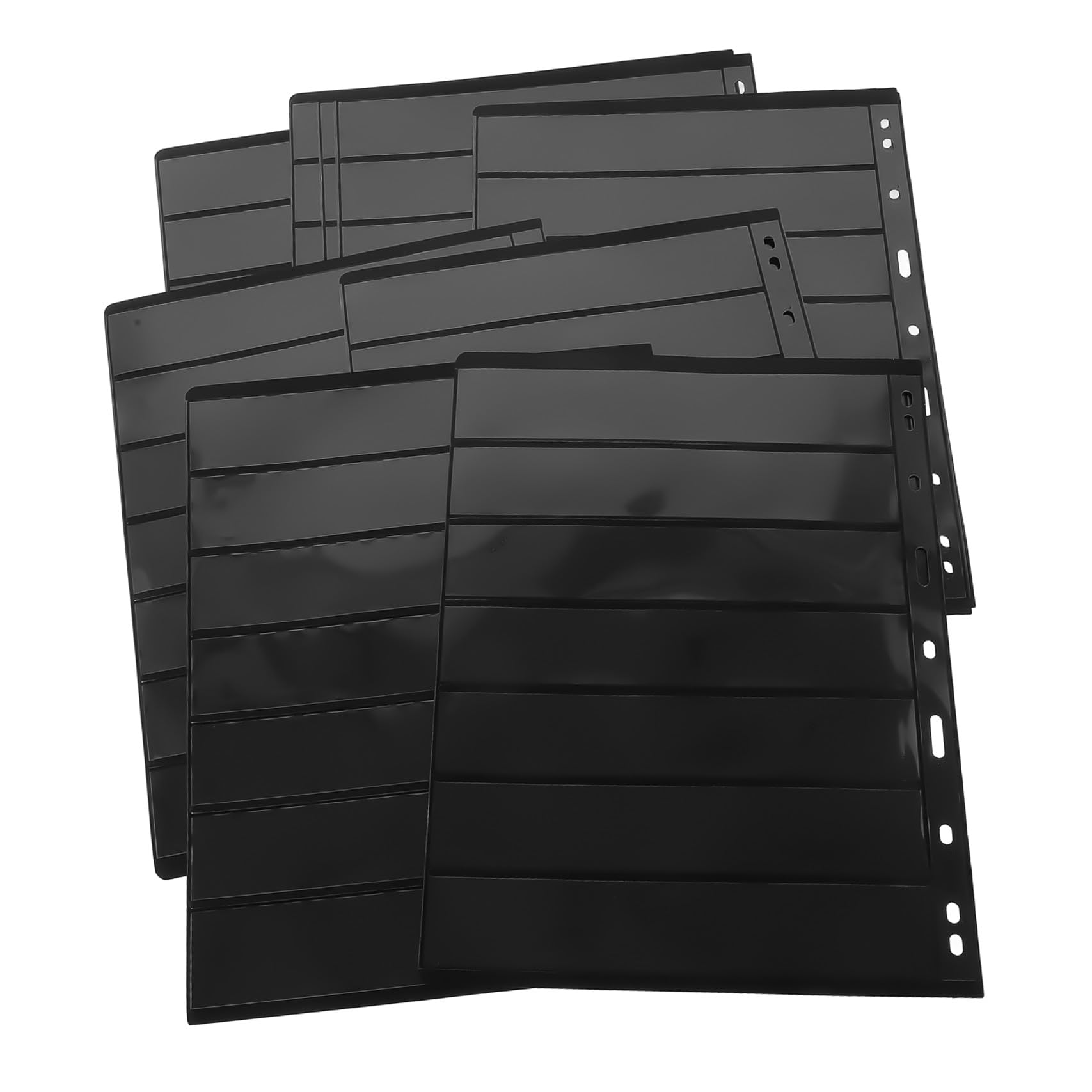 Álbum de colección de sellos y hojas de plástico para fotos