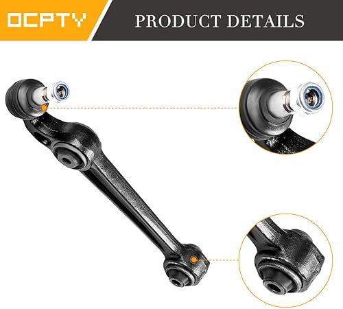 Miniatura 3 de OCPTY Kit de 12 piezas de suspensión delantera superior 4 brazo de control inferior derecho y rótula 2 barras estabilizadoras enlace final 2