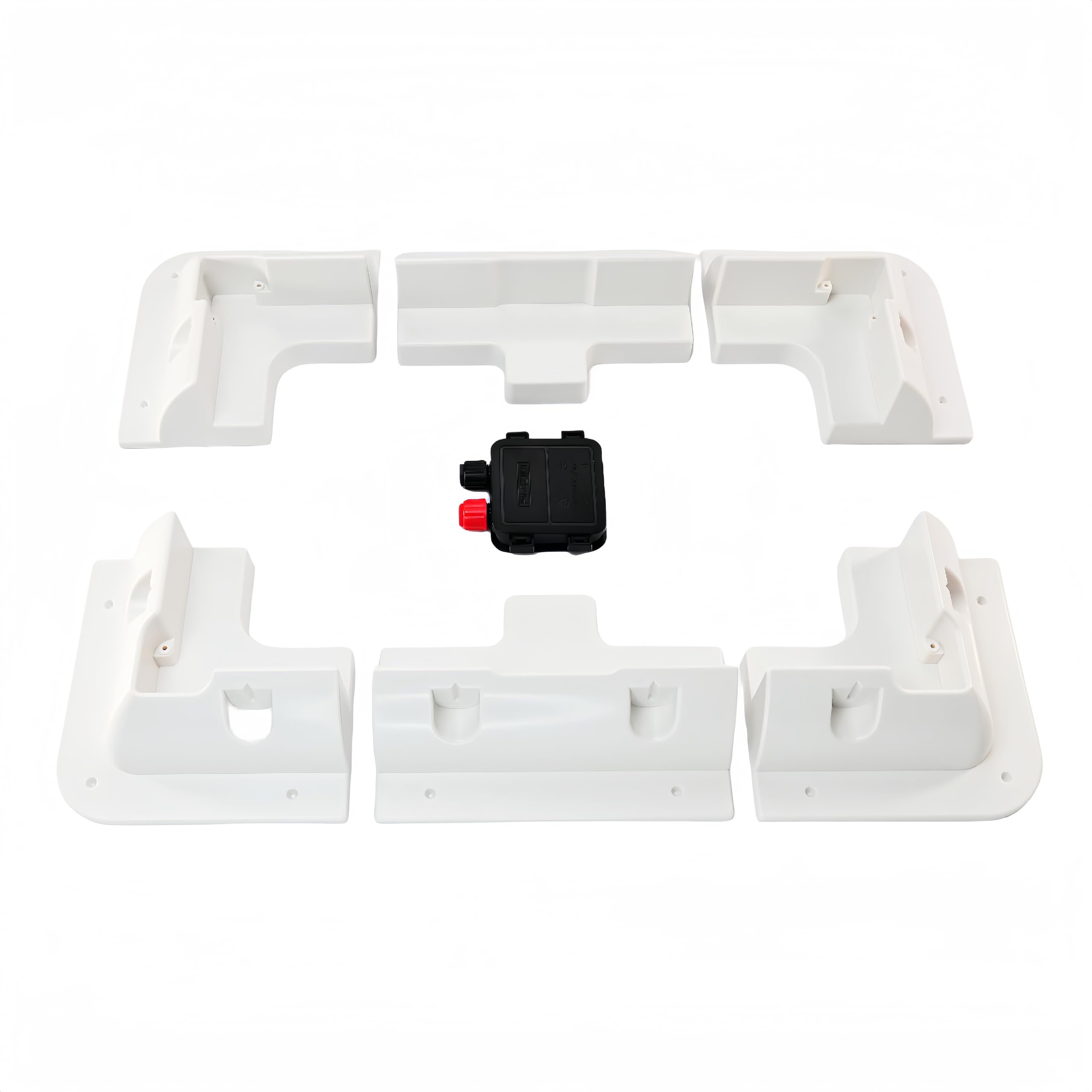 2012 Solar Panel Mounting Brackets Solar Panel Mount Kit Drill Free 7PCS Solar Panel Roof Mounting for Roofs of RV Camping Van, Caravans, Vehicles, Camper Vans, Sheds, Garages, Boats