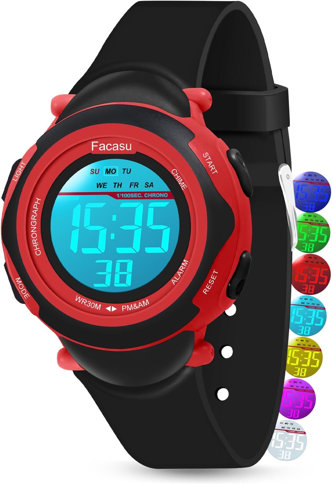 Kids Digital Watch for Girls Boys,Children's Waterproof Light Watch