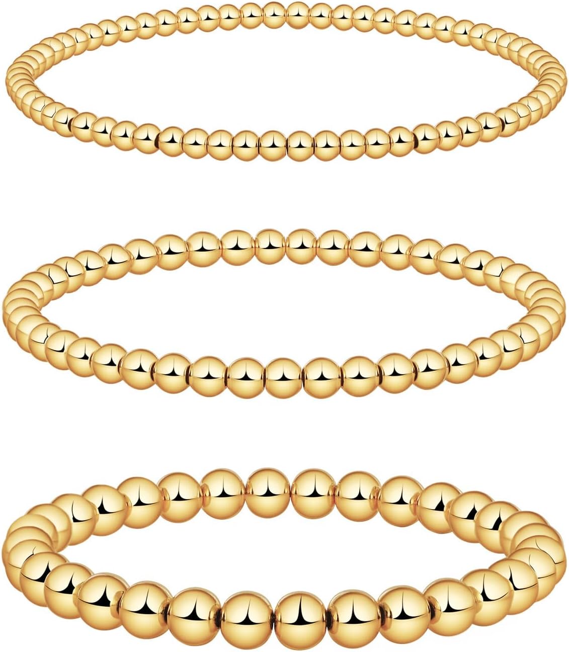 Gold/Silver Bracelets for Women Stackable 14K Gold/Silver Plated Layered Stretch Bracelets Dainty Paperclip Cross Bow Heart Charm Accessories Non Tarnish Gold Jewelry for Women Trendy
