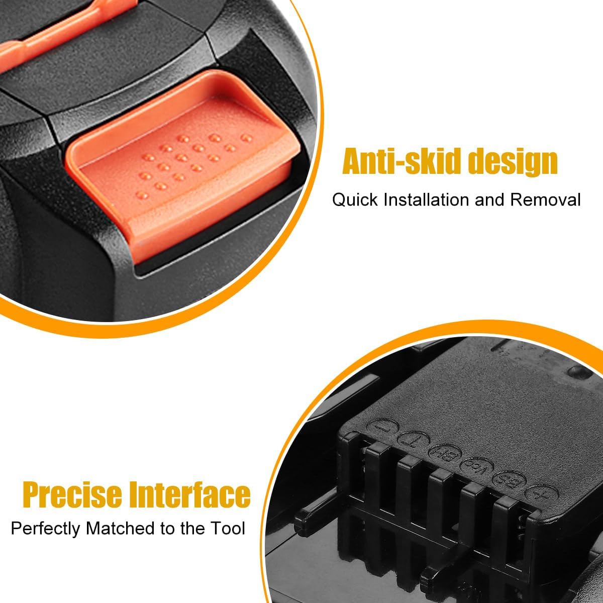 Powilling 5.0Ah 20V Replacement Battery for Worx Battery 20V WA3578 WA3575 WA3520 WA3525 WG545s