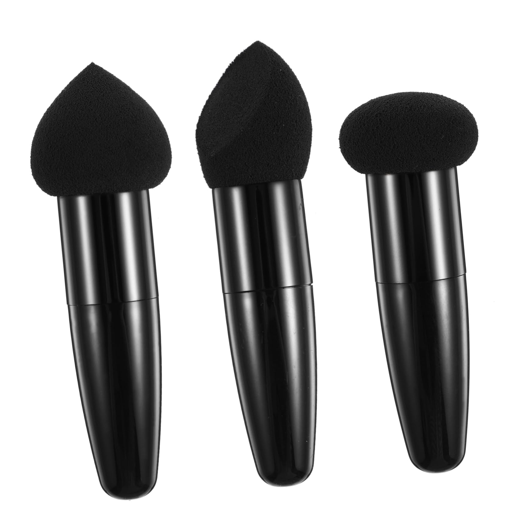 MAGICLULU 5 Set Di Penne Per Il Trucco Con Manico Spugne Per Il Trucco Da Donna Per Sciolto Aspetto Naturale 3 Pezzi * 5