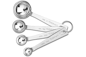 Cuisinart Stainless Steel Measuring Spoons Set: Precise Measurements for Culinary Success