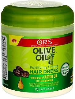 Ors Olive Oil Creme Hair Dress 6 Ounce Jar (177ml) (6 Pack)