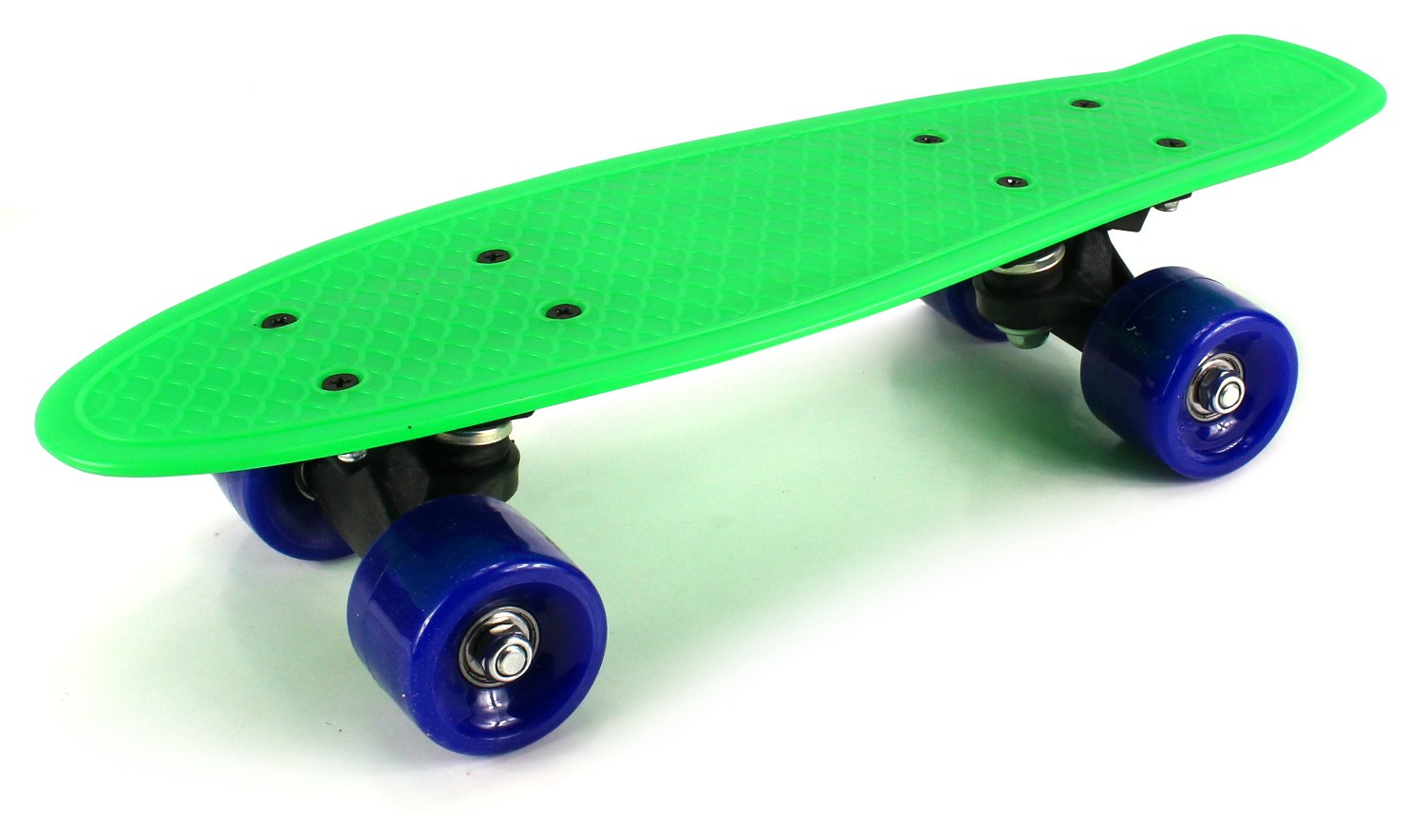 Skateboards Mini Smooth Ride Cruiser Complete 17" Banana w/ 54mm Wheels, ABEC-7 Bearings (Green)