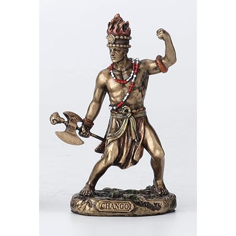 Veronese Design 3 1/2 Inch Chango Santeria Orisha God of Fire, Thunder,...