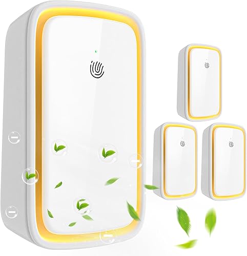 Miniatura 9 de Ionizadores de aire para el hogar, enchufe de iones negativos para dormitorio, estudio, oficina, gimnasio, hotel, cocina, mini filtro de aire