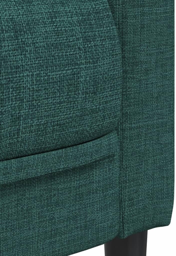 Sofa Chair Dark Green Polyester Living Room Furniture