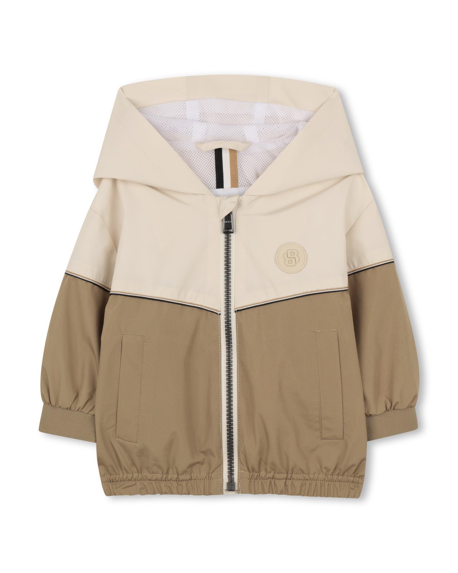 BOSS Hooded Windbreaker Baby Boys, Grau, 9 Monate