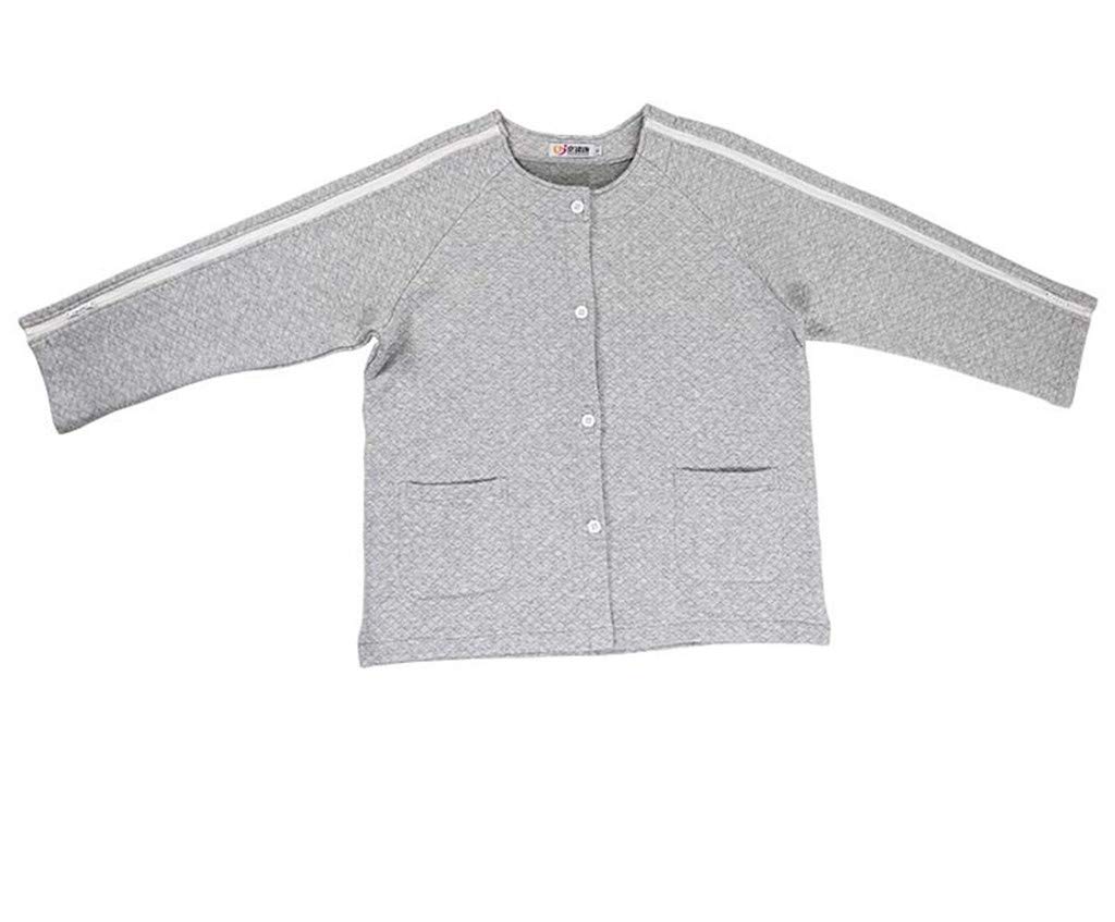 Patient Care Clothing Suitable for Disability Elderly Surgery Patients Fractures Two-Way Zipper,Easy to Wear Off,Coat,S