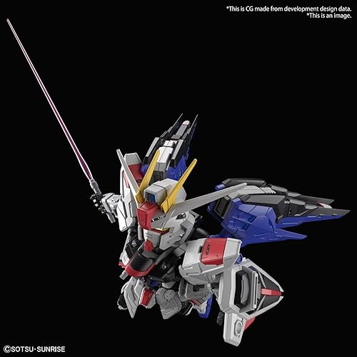 Miniatura 5 de Bandai Hobby - Traje móvil Gundam Seed - Freedom Gundam, Bandai Spirits Master Grade SD Model Kit