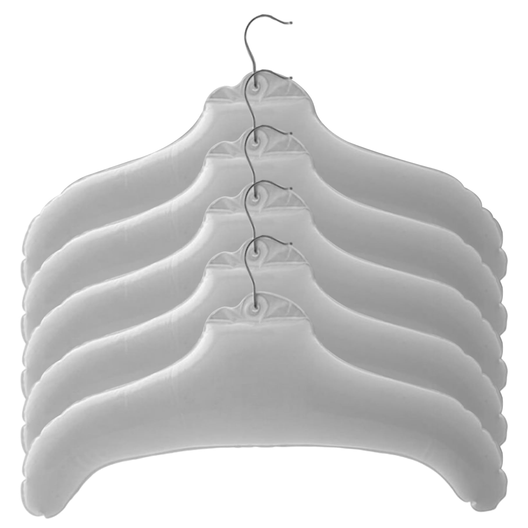 Hperu Inflatable Hangers, 5Pcs 17x10in Waterproof PVC Portable Hangers for Travel Camping - Travel