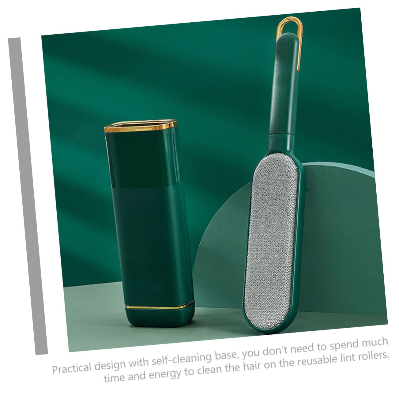 Beavorty Double-Sided Electrostatic Brush Fur Remover Reusable Lint Roller Dog Hair Roller Dog Hair Remover for Couch Cat Hair Remover Lint Roller Reusable Pet Hair Remover for Clothes