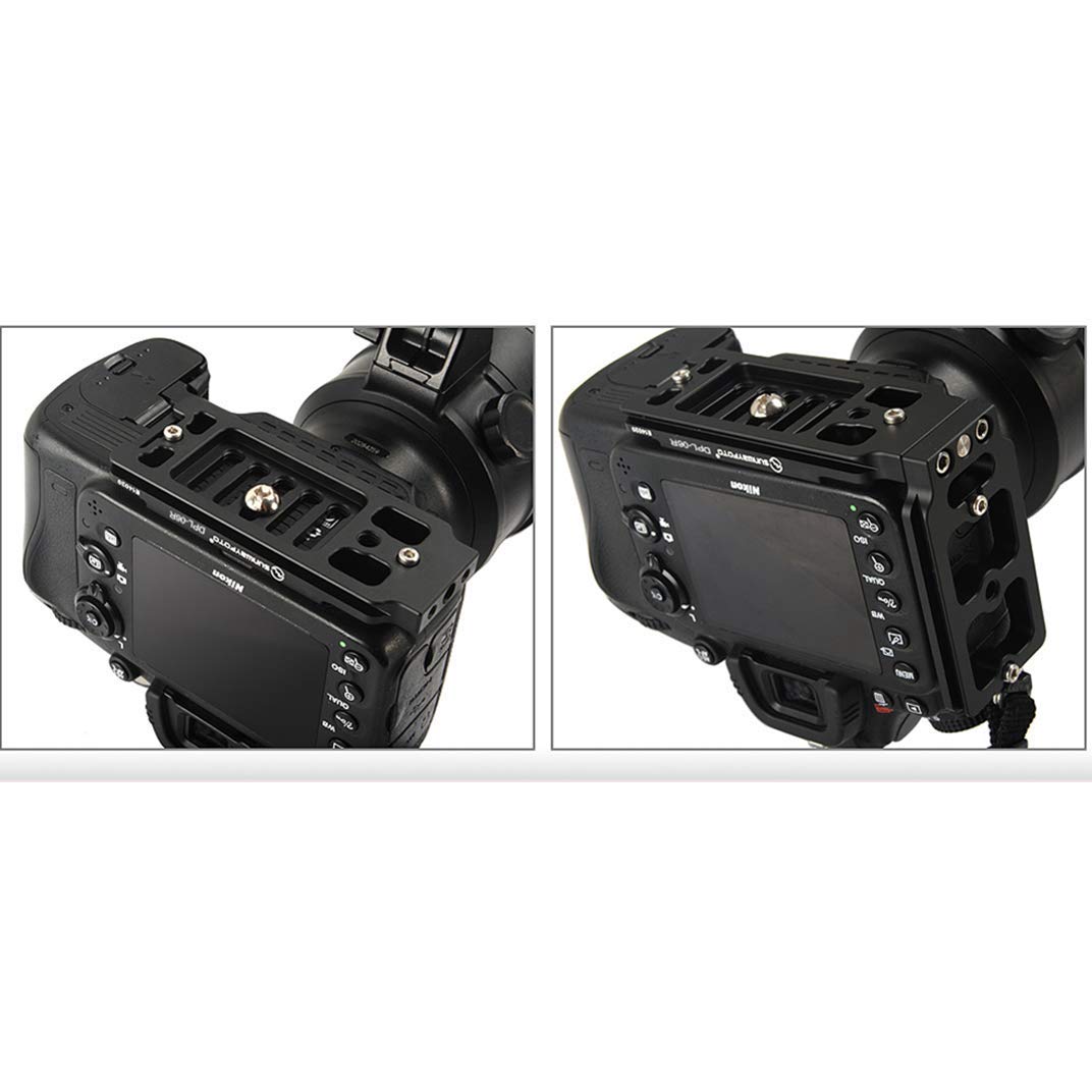 SUNWAYFOTO Universal L-staffa Quick Shoe 1/4" vite tipo L piastra a sgancio rapido