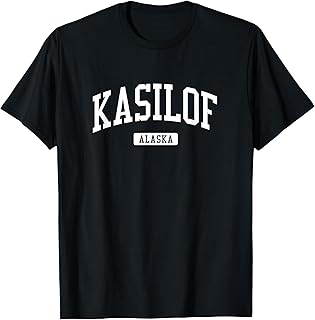 Kasilof Alaska AK Vintage Athletic Sports Design T-Shirt