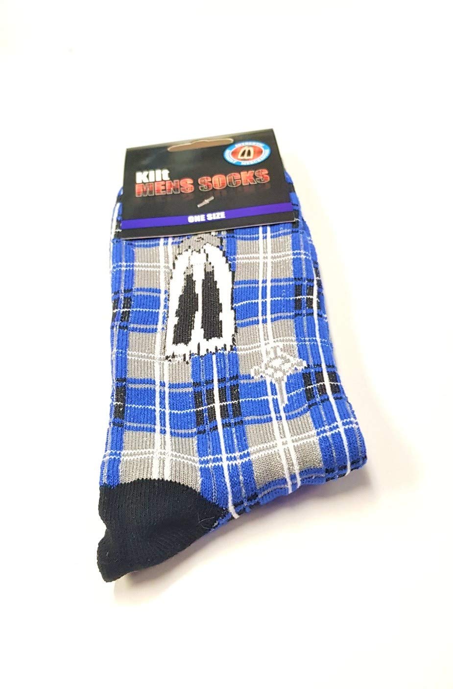 Thistle Products Blue Scottish Tartan Kilt Socks One Size