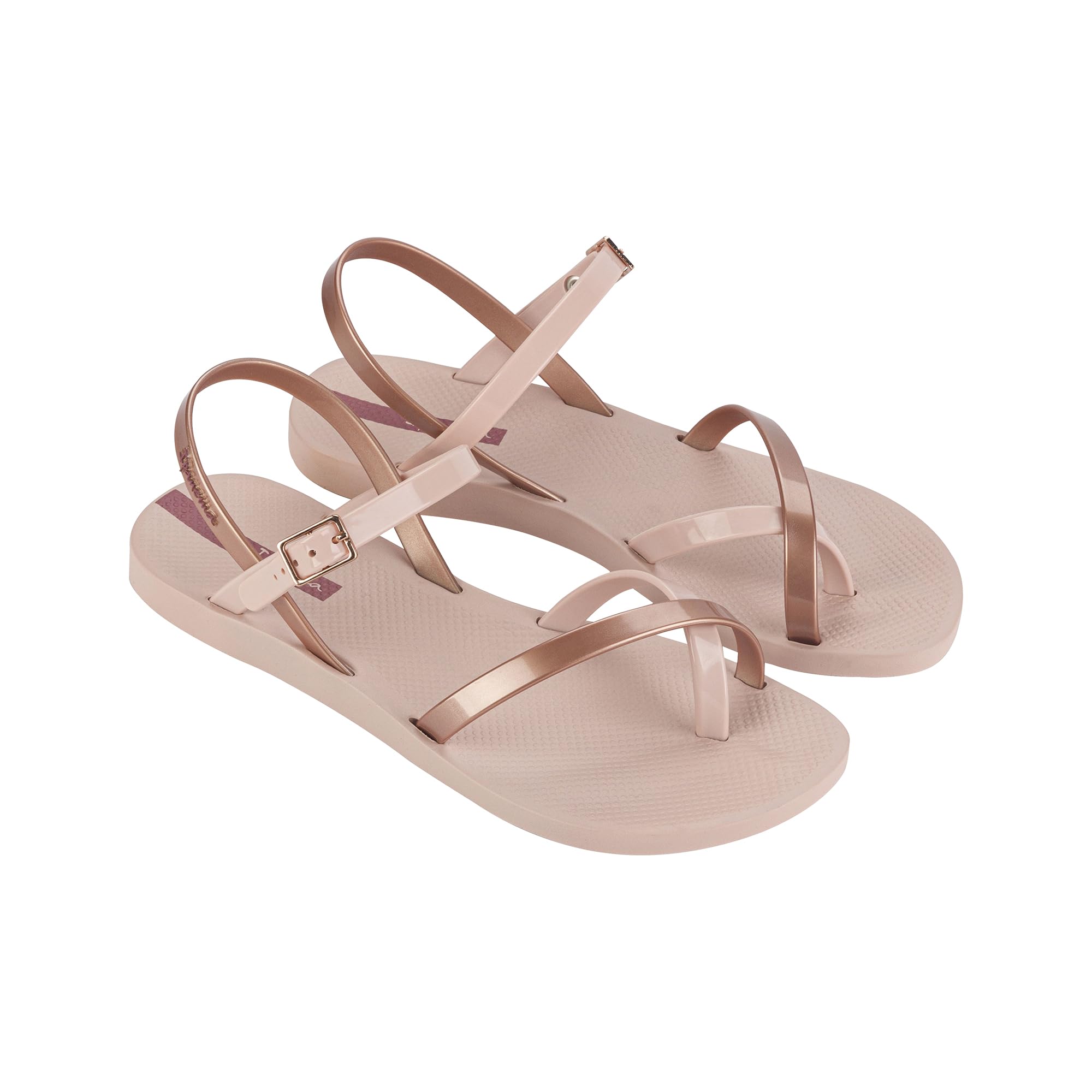 Ipanema Women's Fashion Sand VIII FEM Sandals, Pink/Metallic Pink/Burgundy, 38 EU, Pink Metallic Pink Burgundy, 6 UK