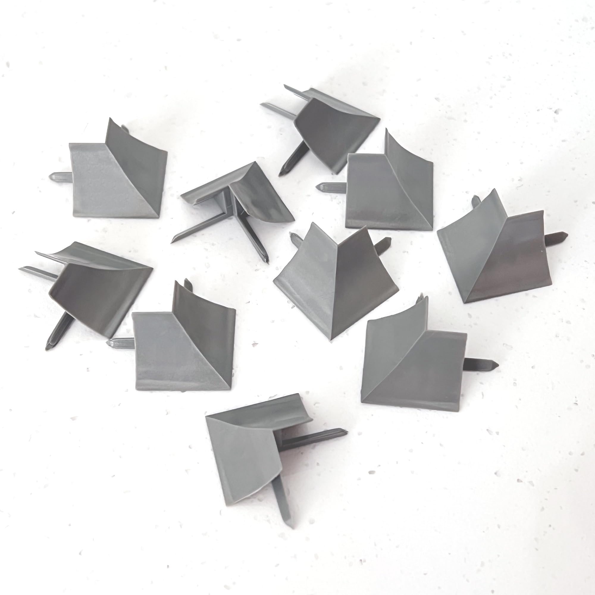 InstaTrim Outside Corners - 10 Gray 1/2" Wide Trim Outside Corner Pieces - Trim for Outside Corners - Paintable