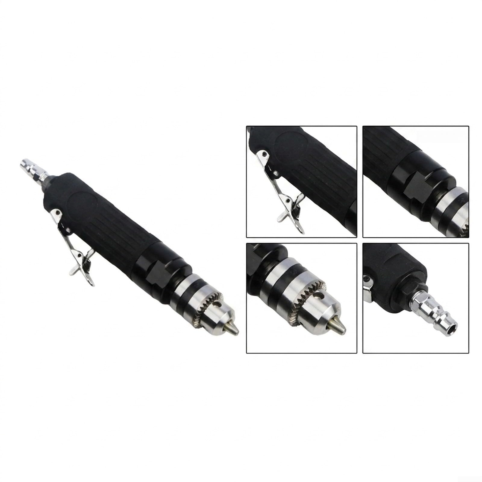 per trapano Pneumatico Dritto 3/8" 2500RPM Ergonomico per trapano(Manual chuck)