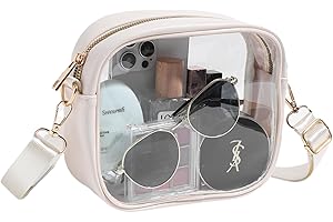 Clear Stadium Crossbody Bag for Women