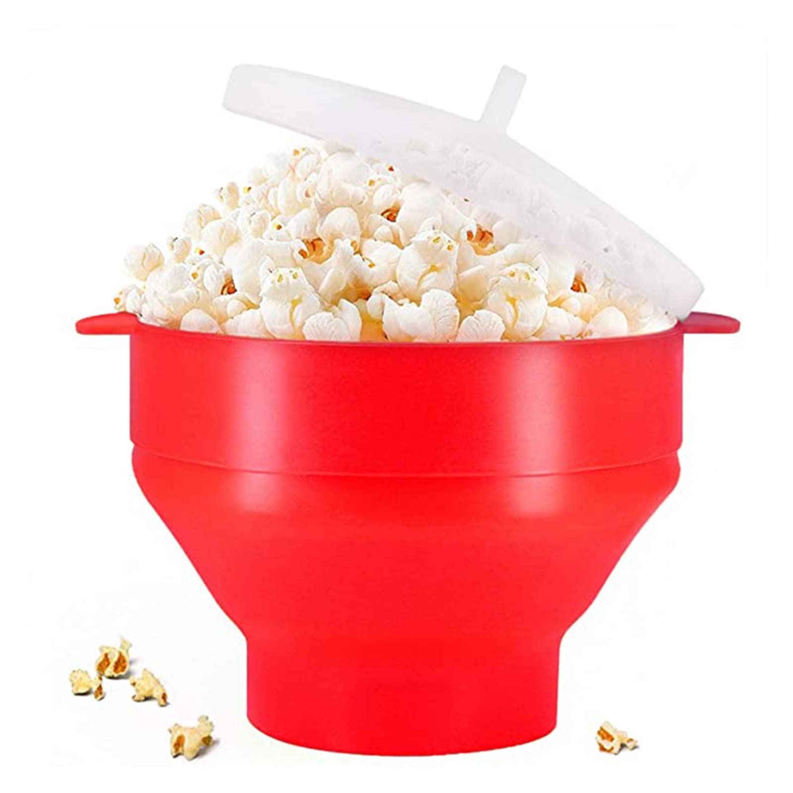 Popcorn Popper Mikrowelle Silikon Popcorn Maker Lebensmittel Klasse Faltbare Küche Einfache Werkzeuge Machen Popcorn Eimer Schüssel Mit Deckel Schalen