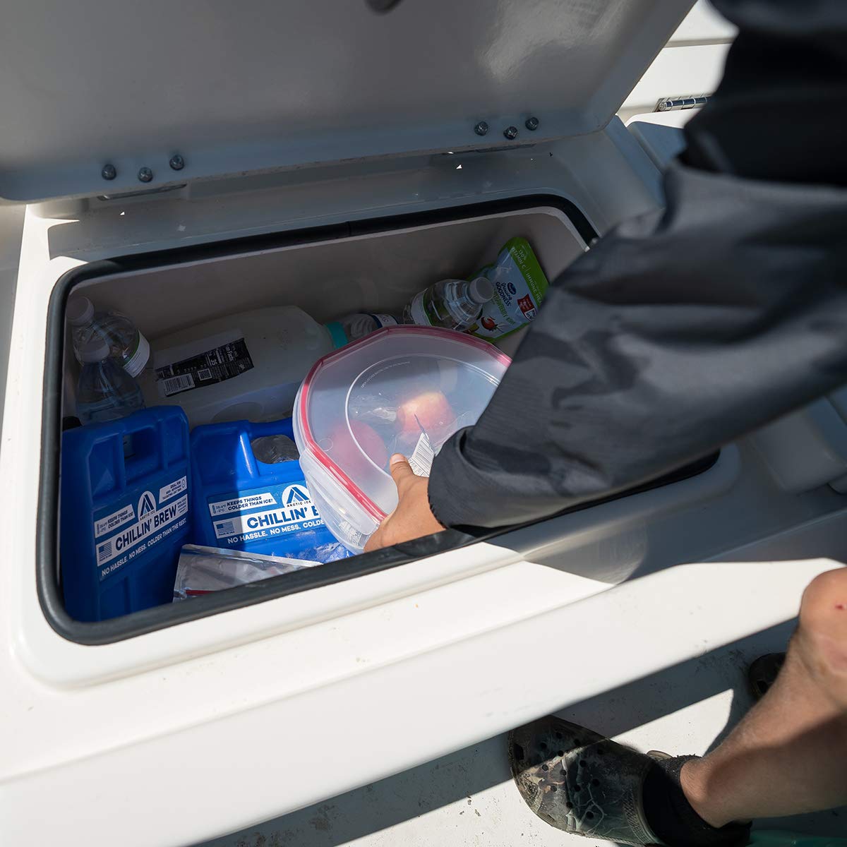Arctic Ice Chillin' Brew Series Long Lasting High Performance Ice Pack For Beer, Beverages, Tailgating, Day Trips And More - Freezes At 28 Degrees (2-Pack) (X-Large 5 Lbs (2-Pack)) on Fridge.com - View 6