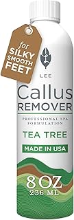 Lee Beauty 8oz Professional Gel Callus Remover for Feet - Tea Tree Fast-Acting Formula, Extra Strength for Cracked Heels & Dead Skin (Pack of 1)