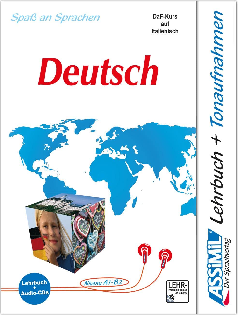 ASSiMiL Il Tedesco - Deutschkurs in italienischer Sprache - Audio-Sprachkurs - Niveau A1-B2: für Anfänger und Wiedereinsteiger, Lehrbuch + 4 Audio-CDs (Senza sforzo)