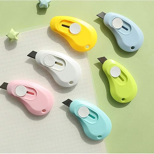 Mini cortador de papel de hoja de cerámica cortador de papel manual botón llavero abridor cortador de papel cortador de papel manual estudiante