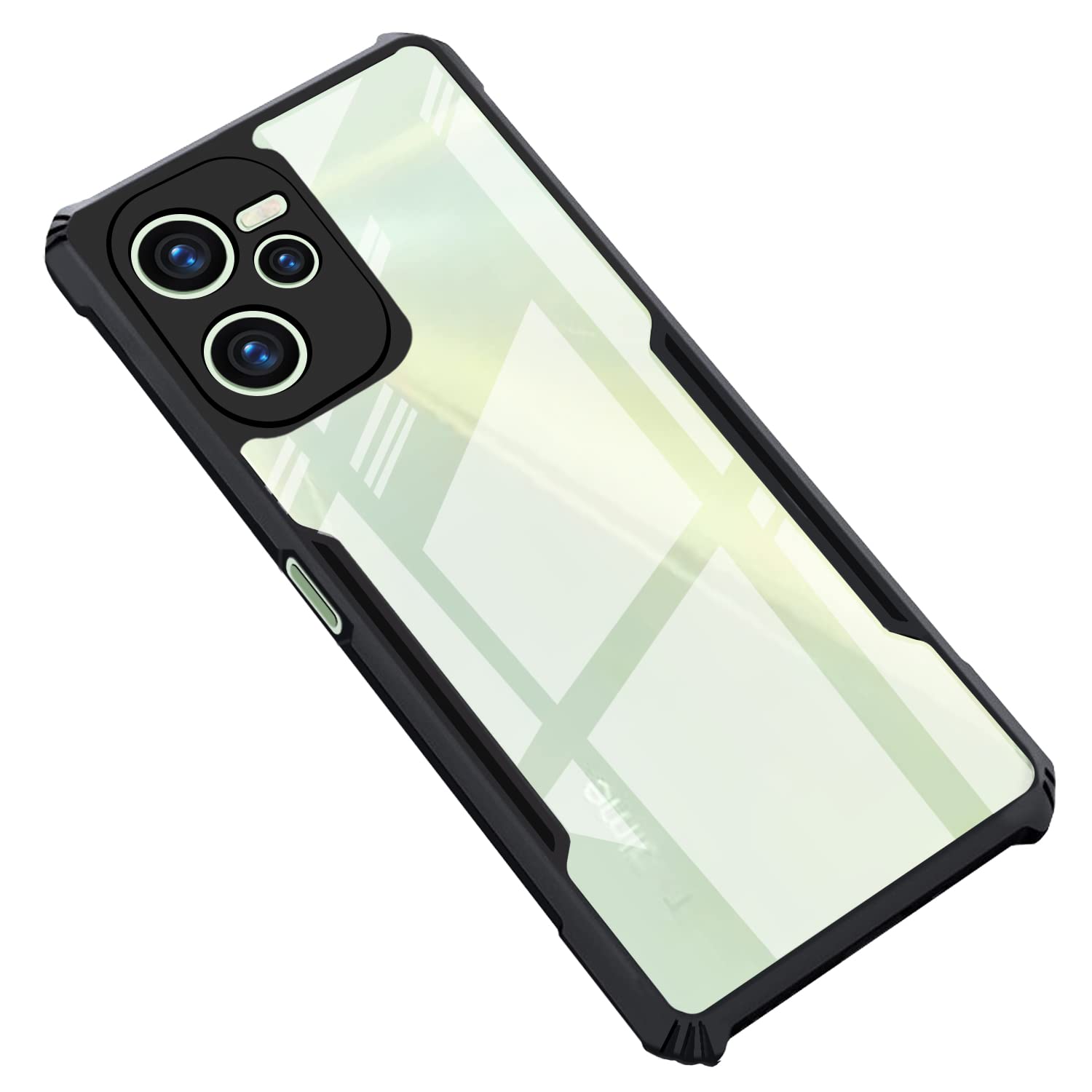 CEDO Realme C35 / Realme Narzo 50A Prime (4G) Back Case Cover | Camera Protection Shockproof | Acrylic Crystal Clear 360 Degree Protection | Transparent Eagle Back Case Cover (Black) (B0BKGM1NPH) Amazon Price History, Amazon Price Tracker