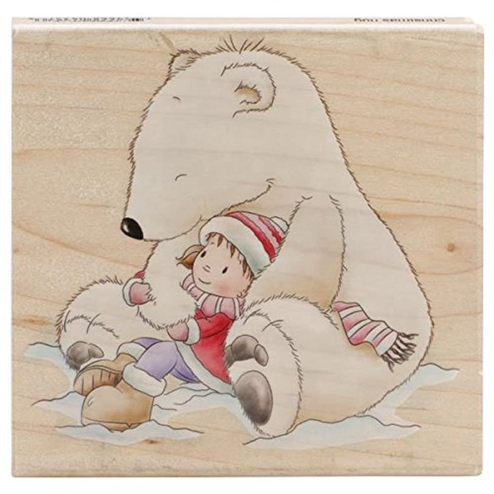 Penny Black Black Penny Christmas Hug Wood-Mounted Stamps