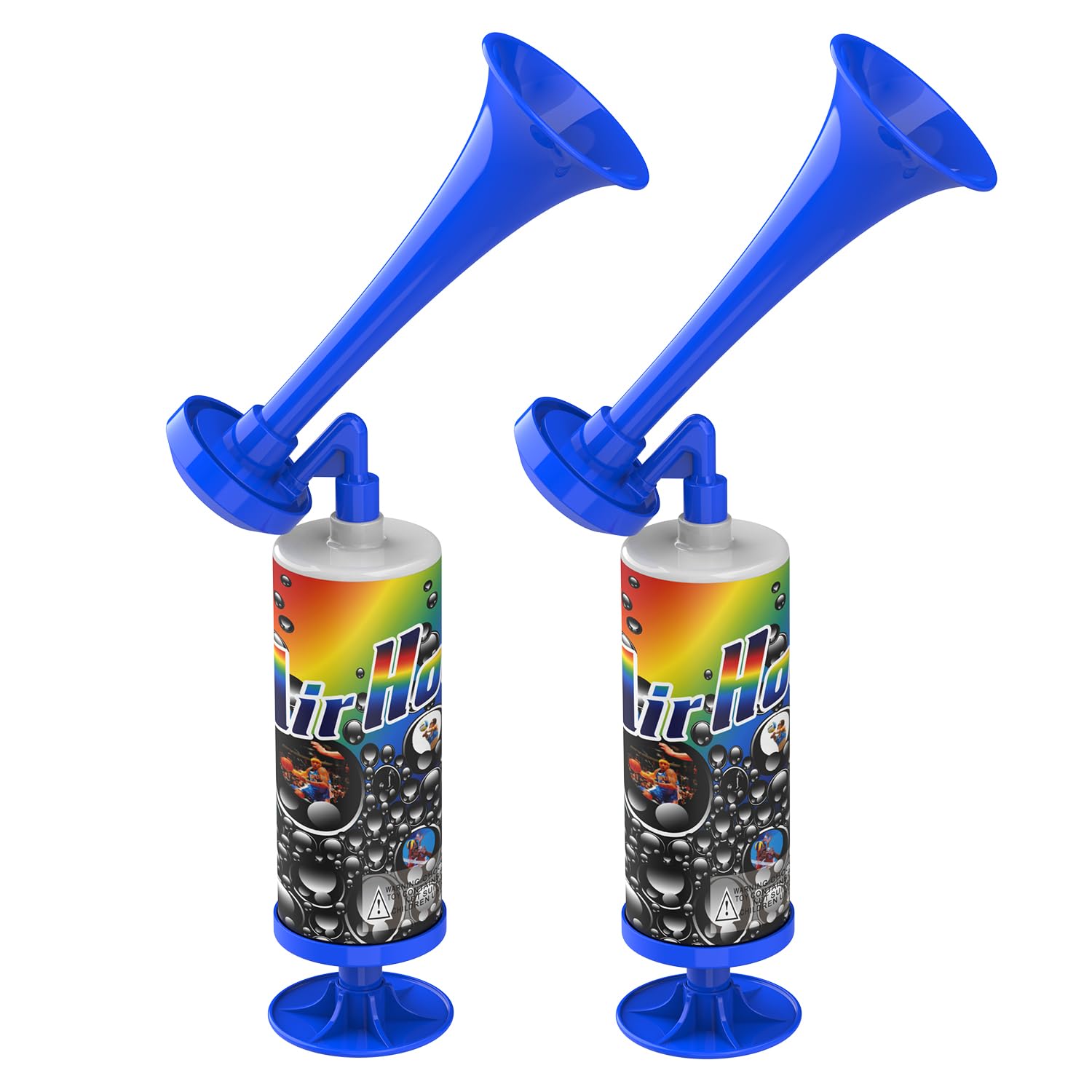 Handheld Bear Air Horn Self Defense Loud Noise Makers Portable Pump Horn Reusable Safety Alarm Horn Keep Bears Away for Boating Camping Sports Events Birthday Graduation Party